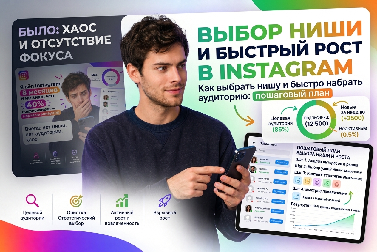 Как выбрать нишу для Instagram-аккаунта и быстро набрать аудиторию